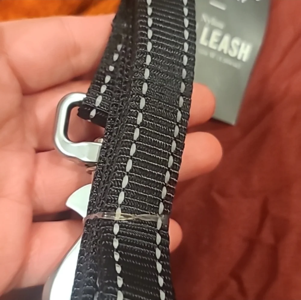 ❤️10/$10 New Martha Stewart Nylon Dog Leash in Black 5ft Animal Leash